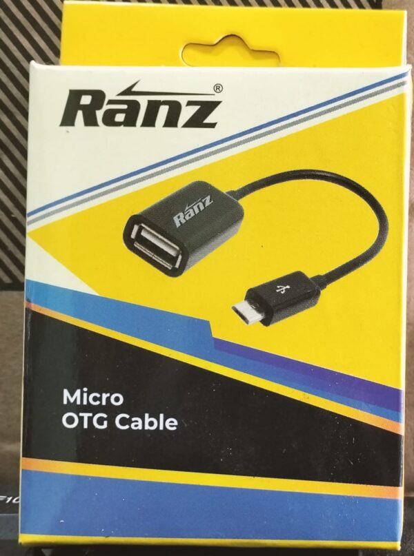 RANZ Premium OTG Cable for OnePlus 6/6T/5/5T Type C USB 3.1